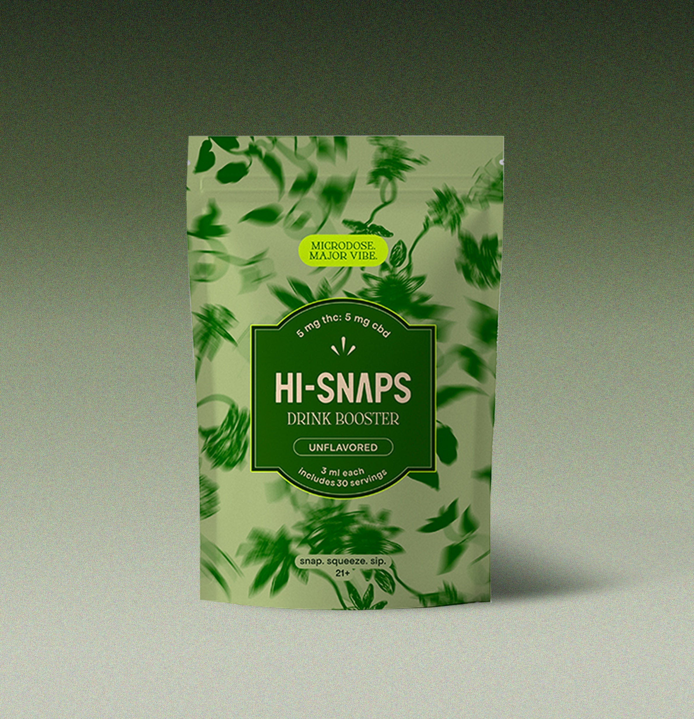 Hi-Snaps THC & CBD Drink Boosters - Wholesale 30pk Pouch