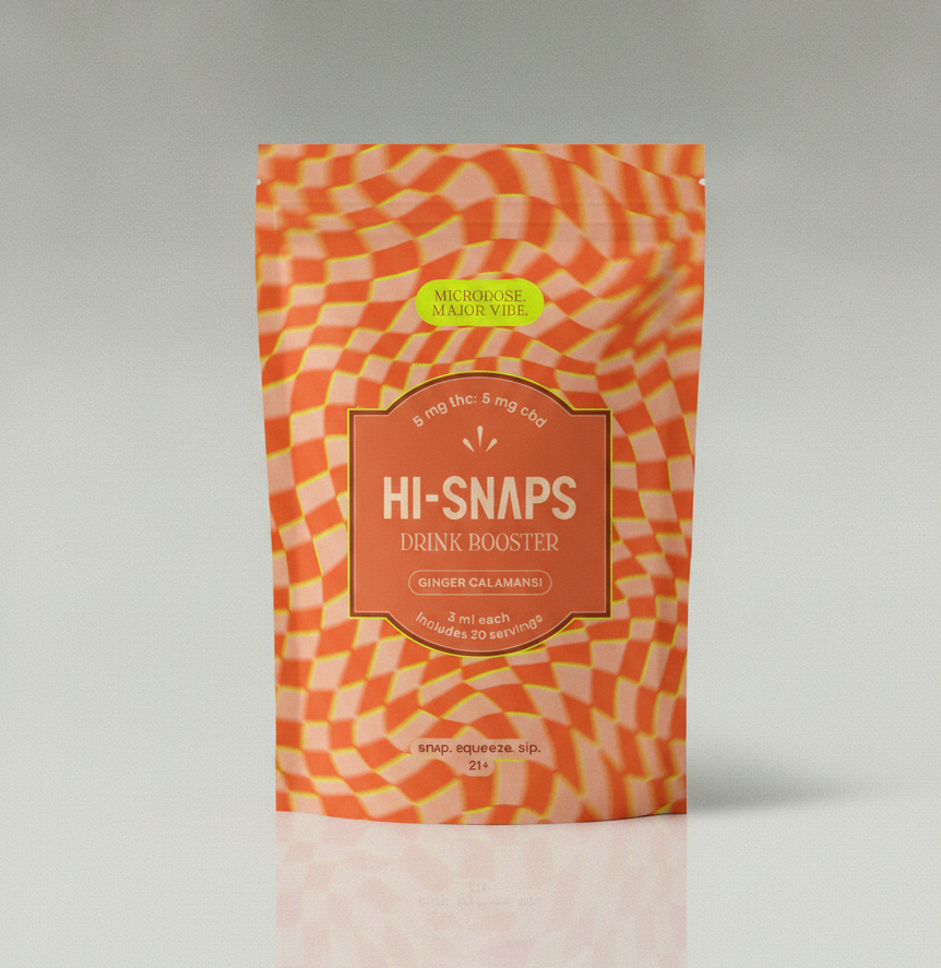 Hi-Snaps THC & CBD Drink Boosters - Wholesale 30pk Pouch