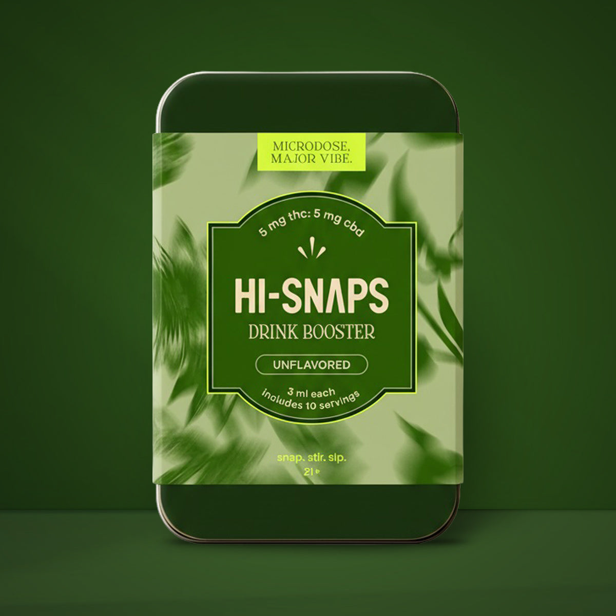Hi-Snaps 10-pack travel tin.