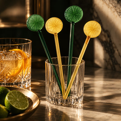 Glass Drink Stirrers